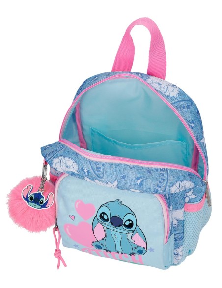MOCHILA 24CM. STITCH HEARTS